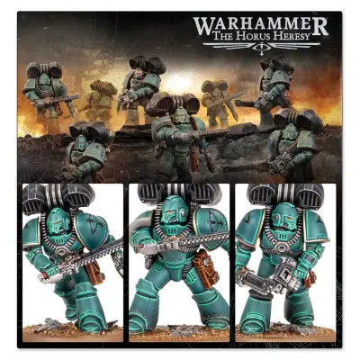 Set legiones astartes, mkiv assault squad, the horus heresy, games workshop, model 31-174
